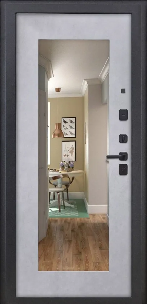 Товар Дверь ДвериПРО Модель Л-49 ФЛЗ-603 Бетон снежный DPRO226415