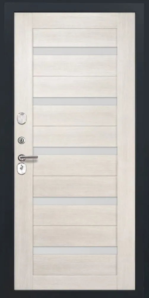 Товар Дверь ДвериПРО Берген СБ-1 (ст. белое, 16мм, Беленый дуб) DPRO228128